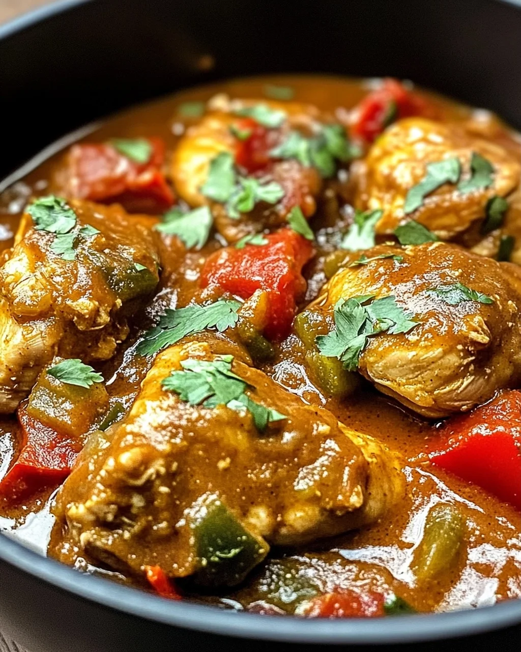 Afrikanischer Hühnchen-Erdnuss-Eintopf für Genießer