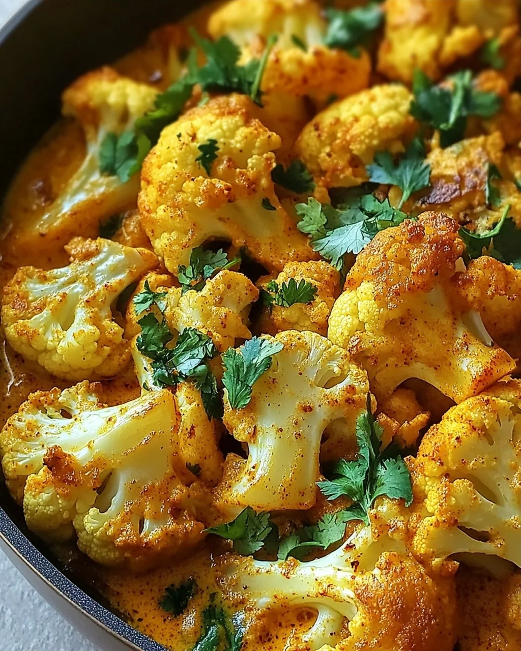 Blumenkohl Curry aus dem Backofen
