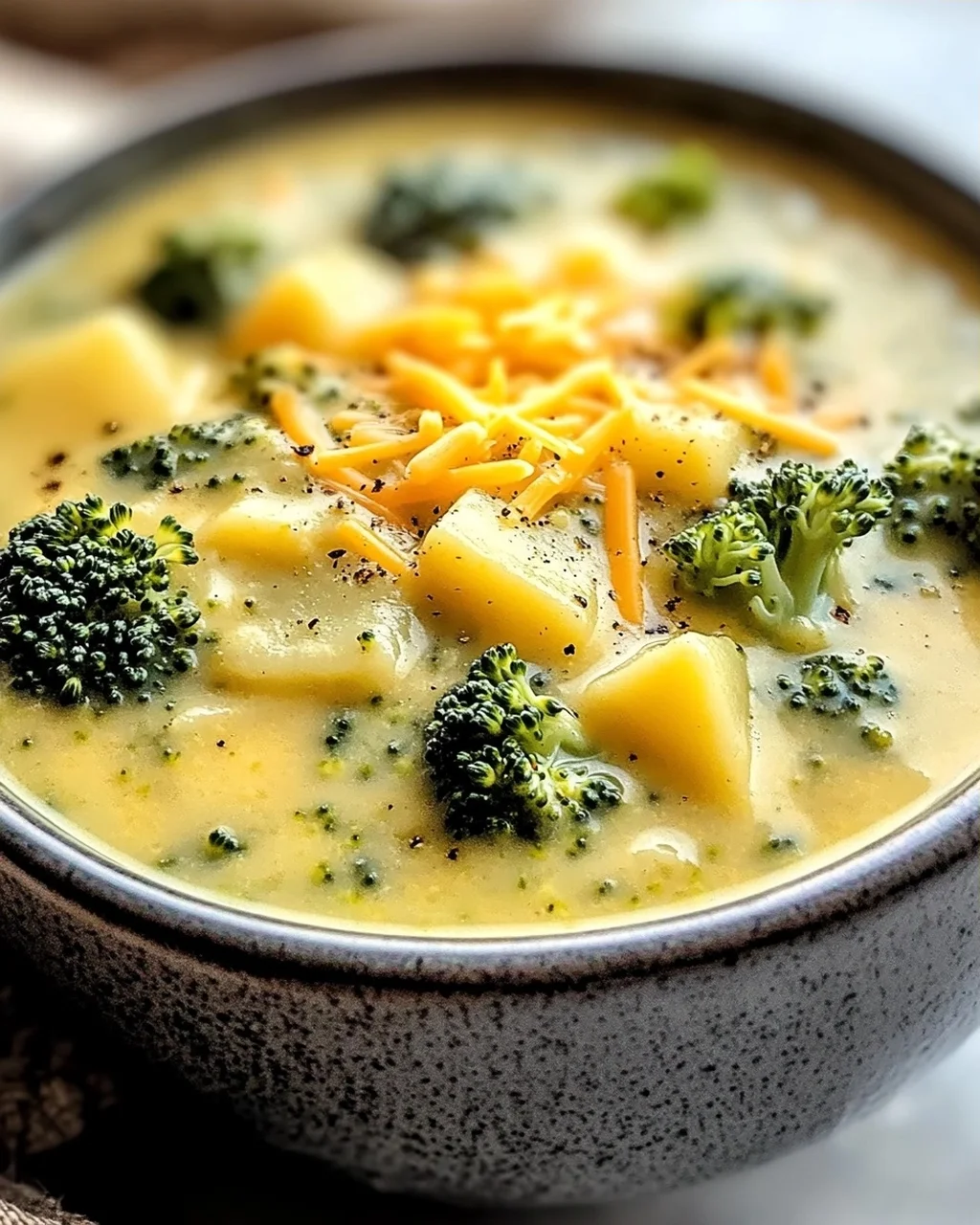 Brokkoli Kartoffel Käse Suppe für Wohlfühlmomente