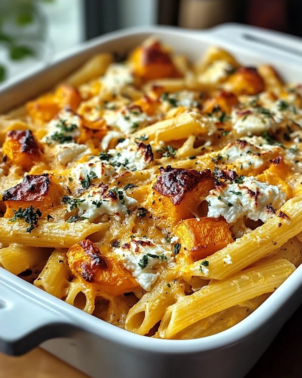 Cremige Gebackene Feta-Kürbis Pasta: Dein schnelles Feierabendglück