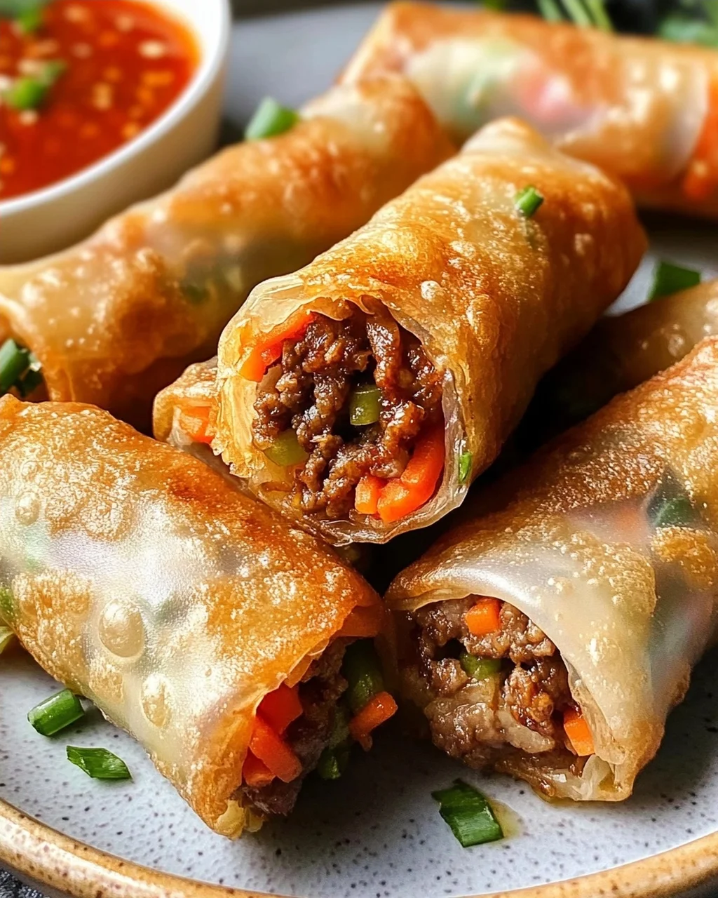 Crispy Frühlingsrollen Aus Dem Airfryer: So lecker!