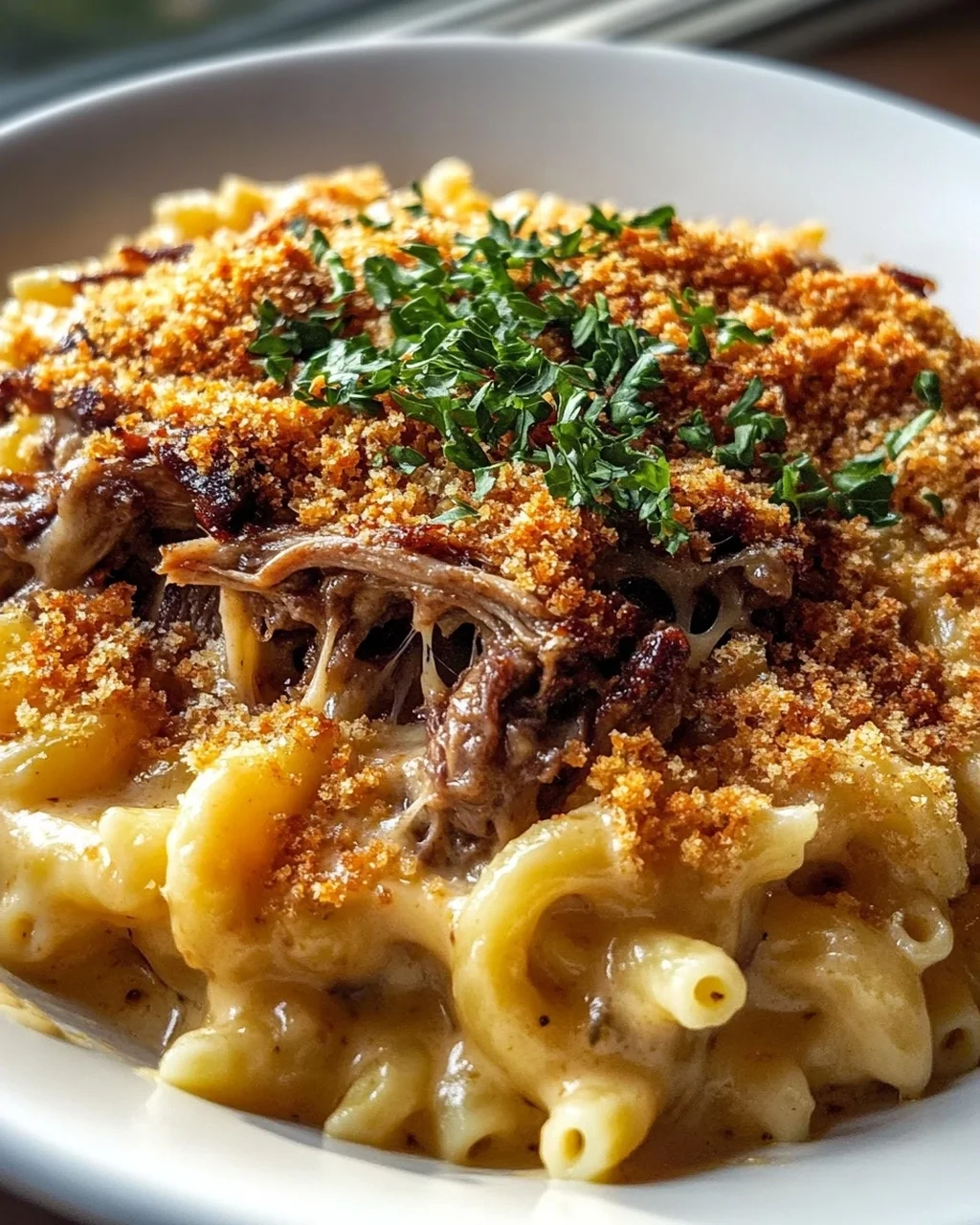Dekadentes BBQ Pulled Beef Mac and Cheese: Ein Geschmackserlebnis der Extraklasse