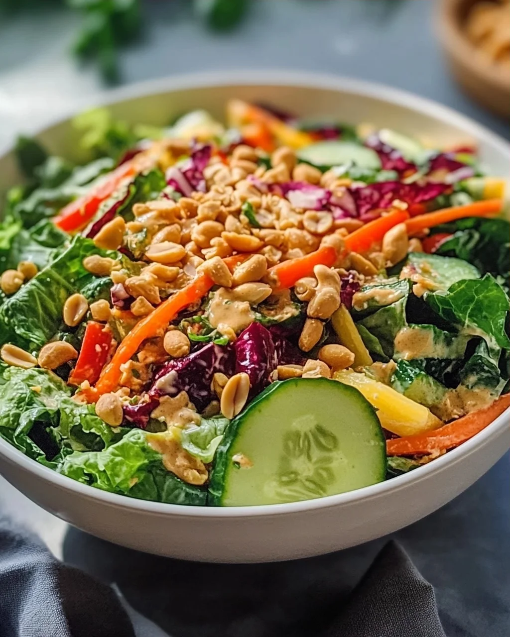 Erdnuss Knusper Salat: Ultimatives Rezept für deine Sinne!