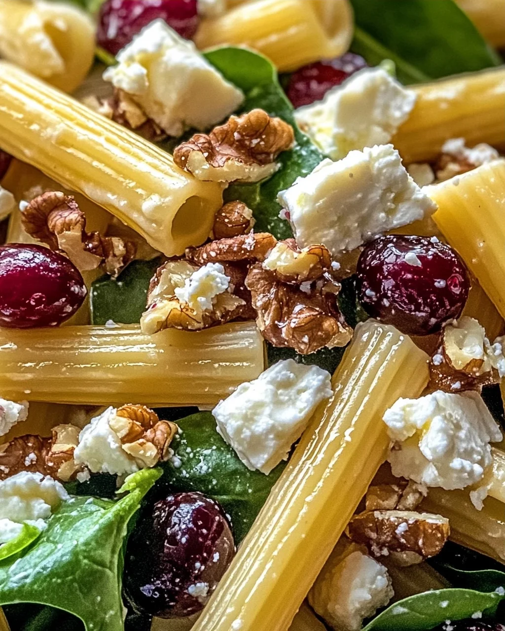 Feta & Cranberry Rigatoni Salat für jede Gelegenheit