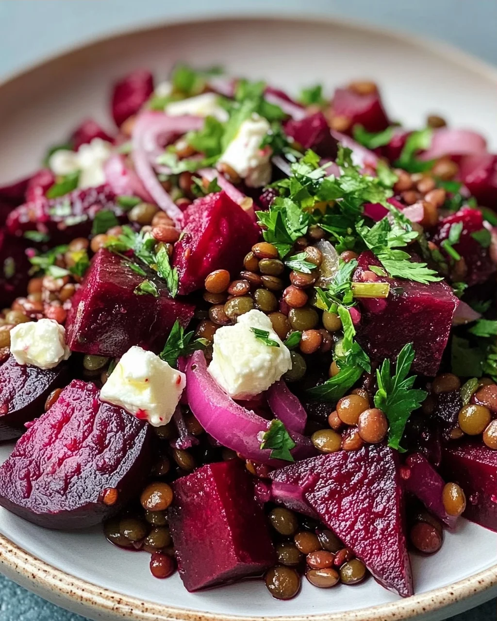 Gesunder Rote Bete Linsen Salat – Lecker und Nährstoffreich!