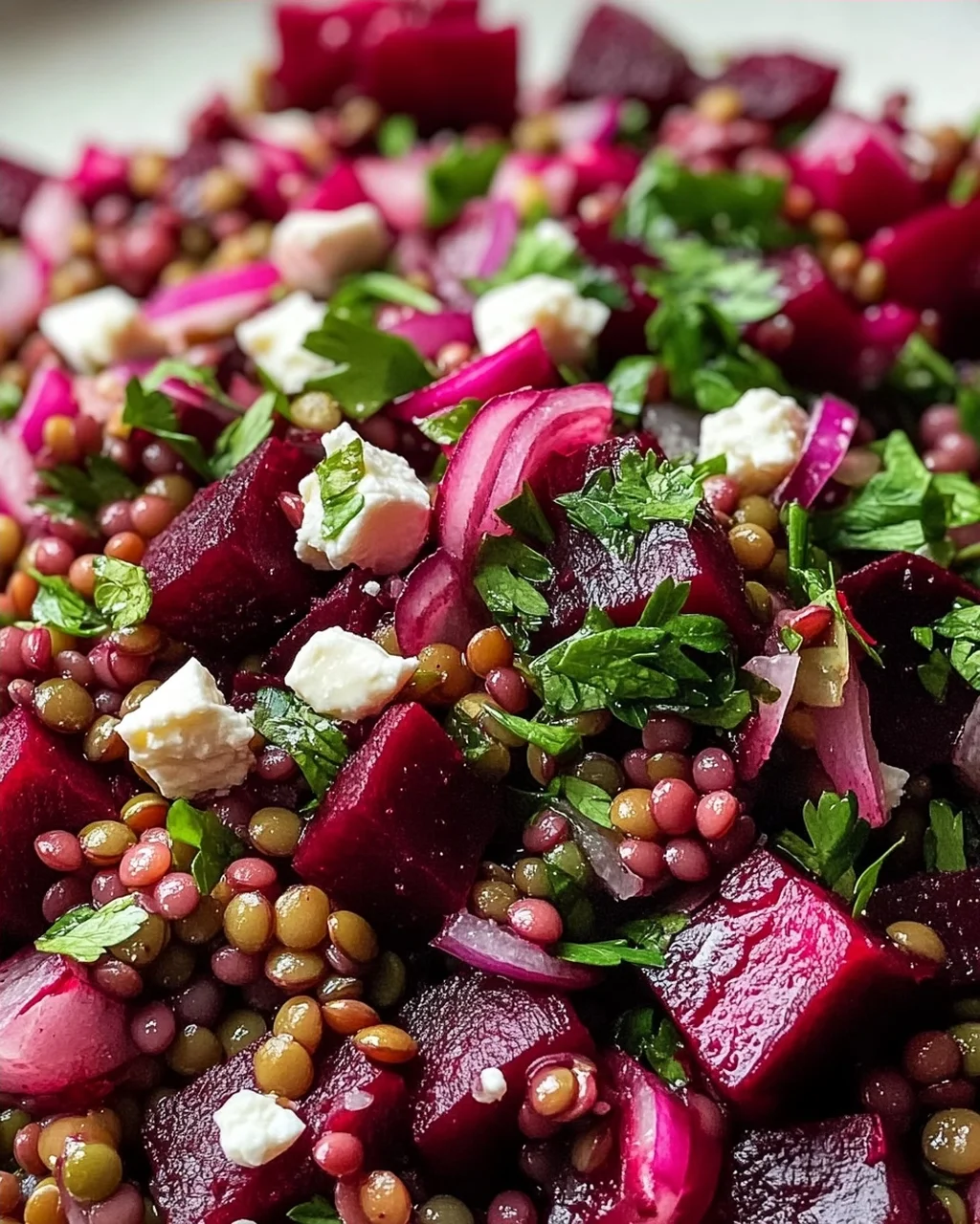 Gesunder Rote Bete Linsen Salat – Lecker und Nährstoffreich!