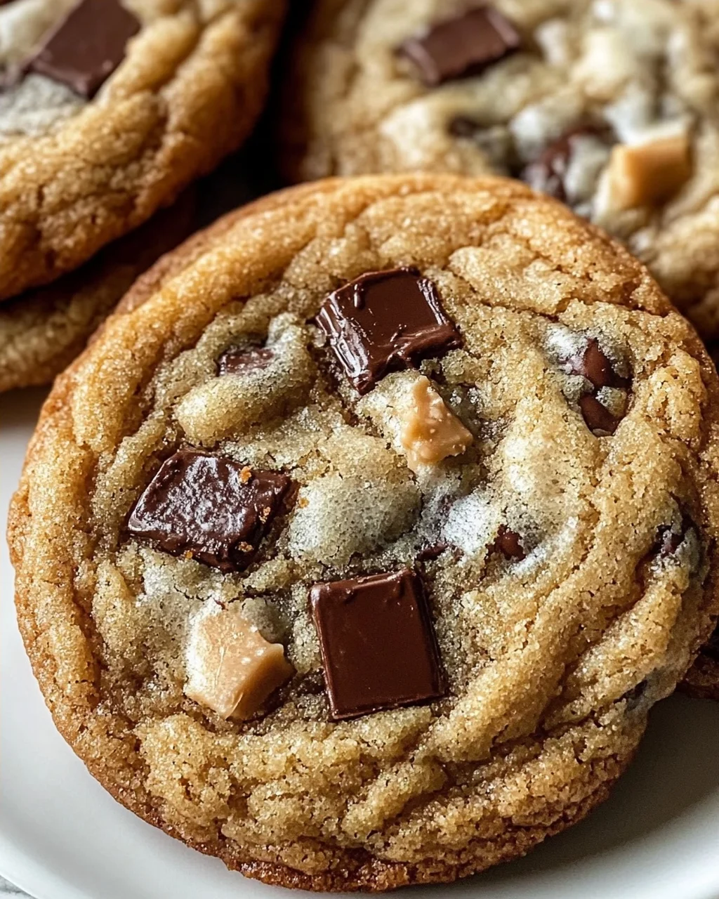 Himmlische Braune Butter Toffee Schoko Chunk Cookies Rezept