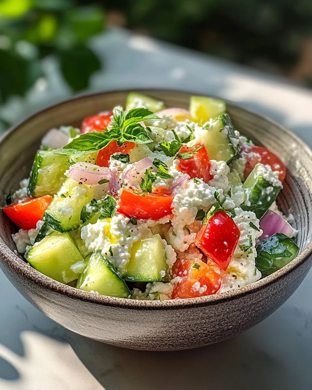 Hüttenkäse Salat: Die leckere Proteinbombe für Fitnessfans!
