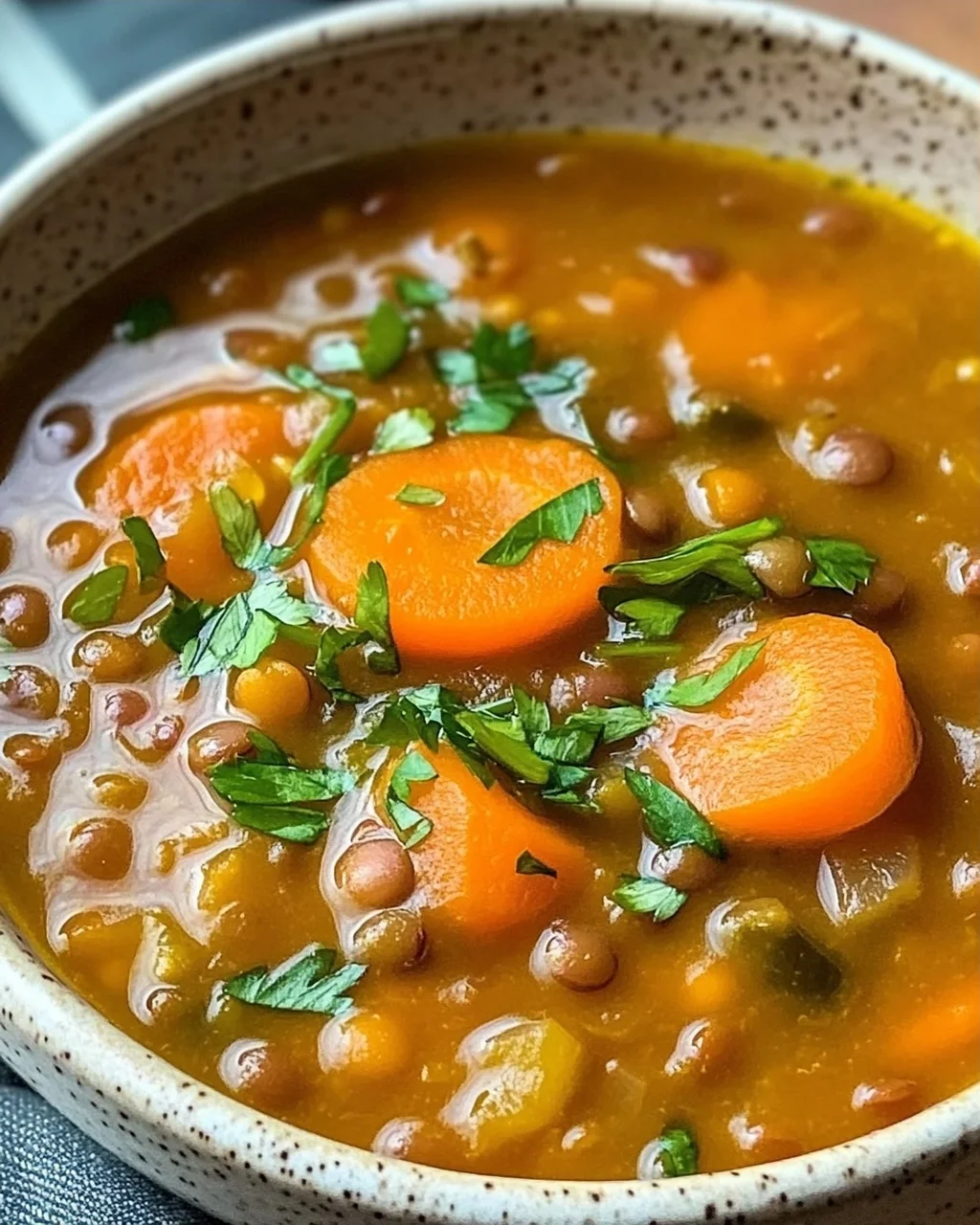 Karotten- und Linsensuppe für kalte Tage