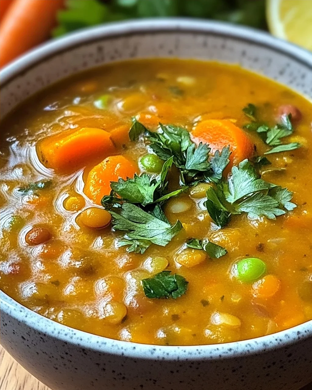 Karotten- und Linsensuppe für kalte Tage