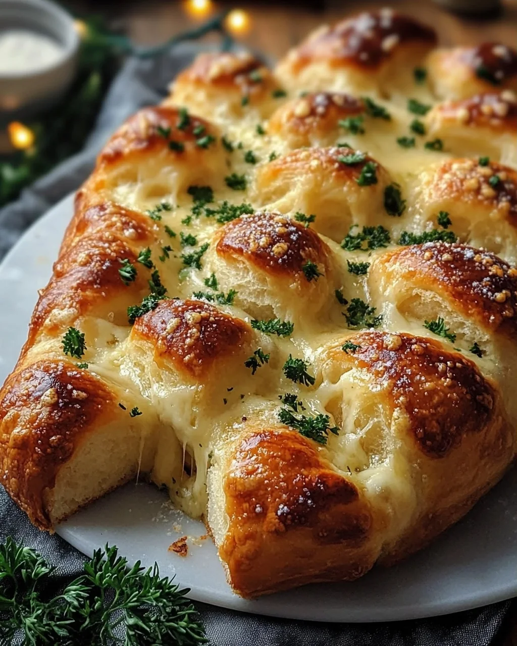 Käse-Weihnachtsbaum-Brot: Einfaches Rezept für festliche Freude!