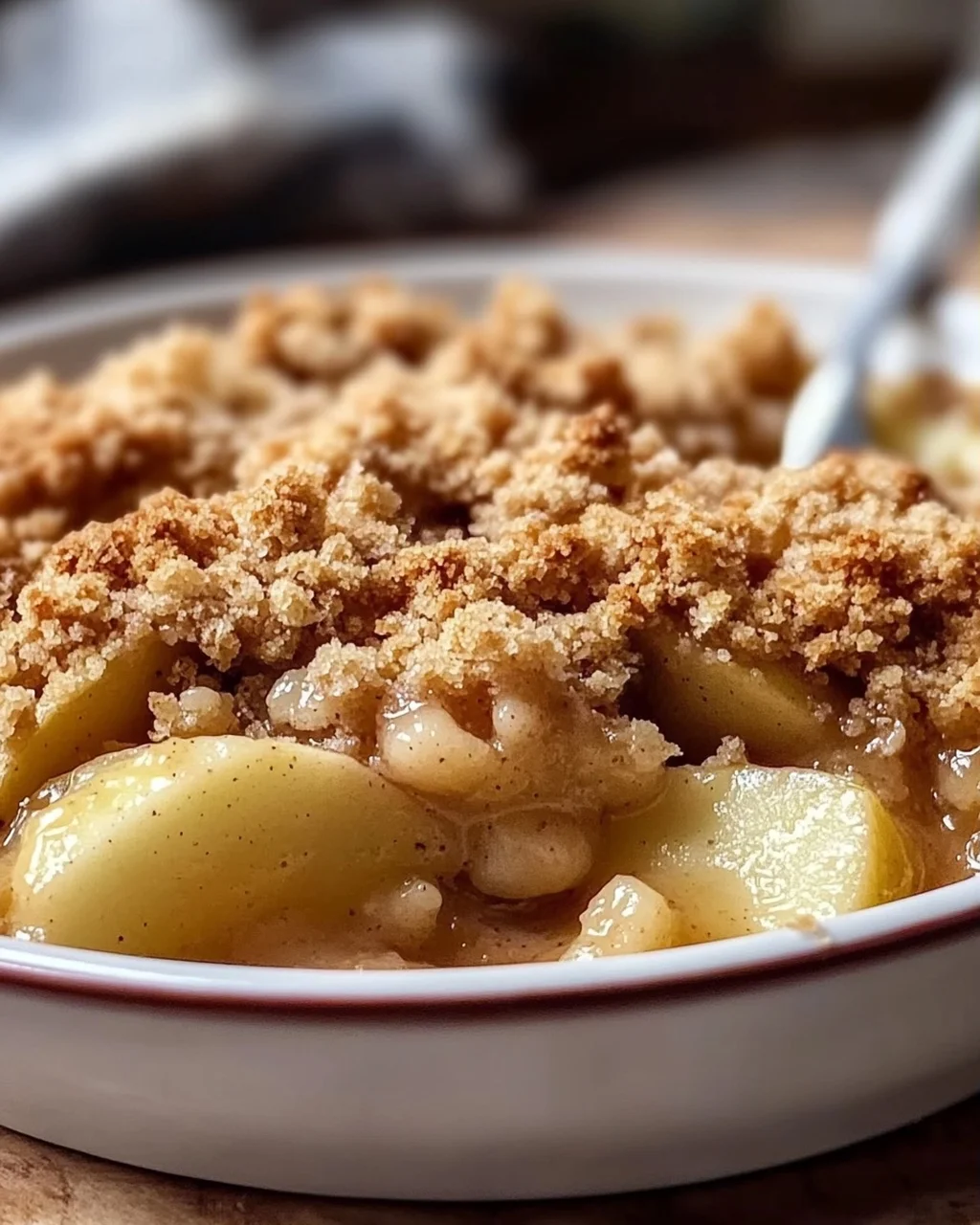 Klassischer Apfel Crumble