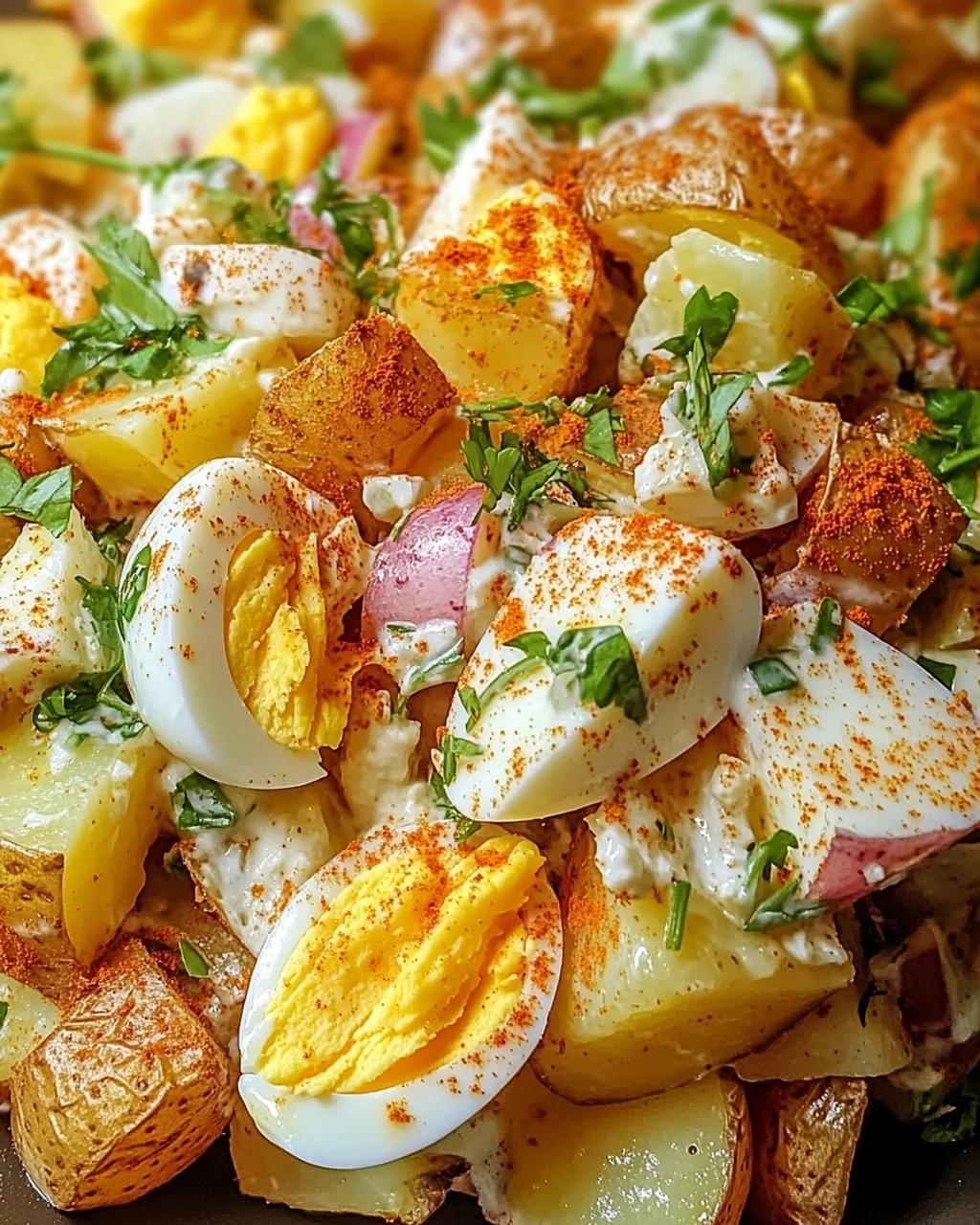 Knuspriger Kartoffelsalat