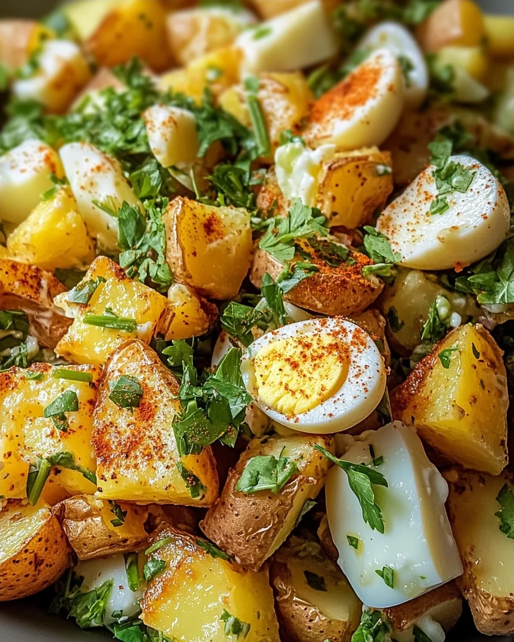 Knuspriger Kartoffelsalat