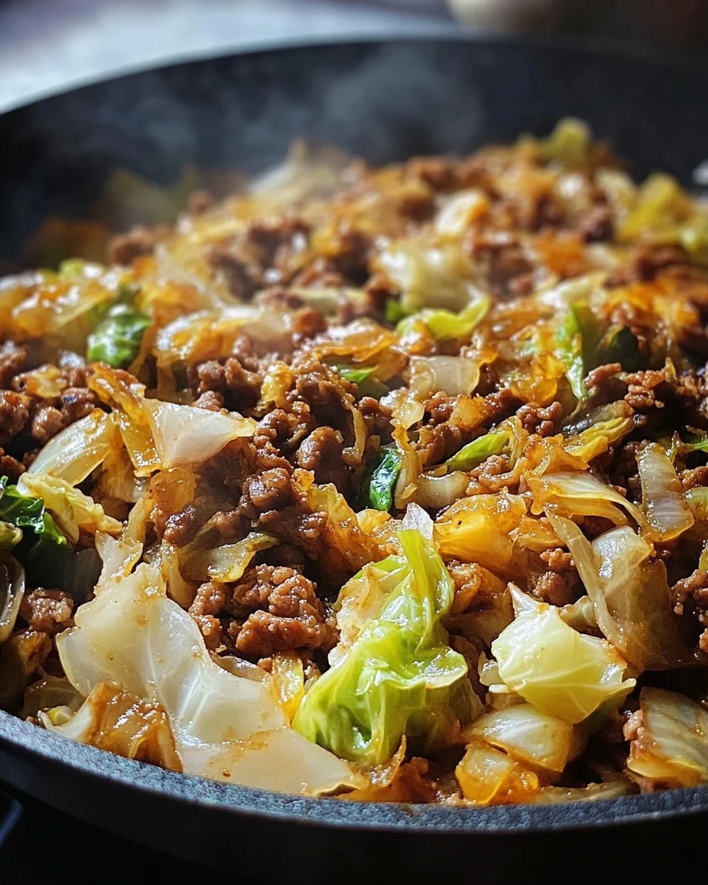 Kohl-Hack-Pfanne
