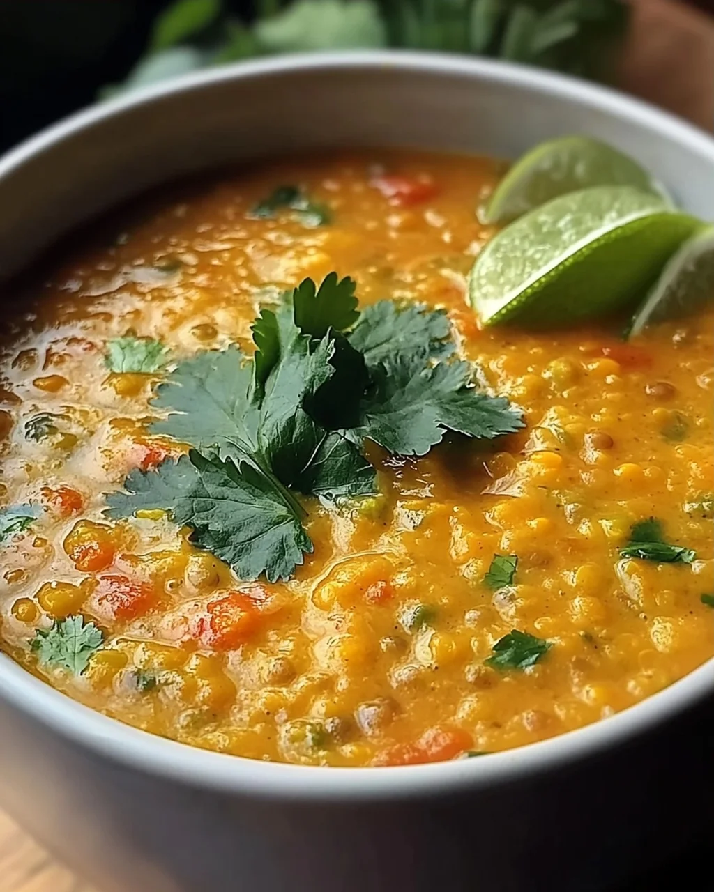 Köstliche Thai Kokos-Rote Linsen Suppe – Einfach und Gesund!