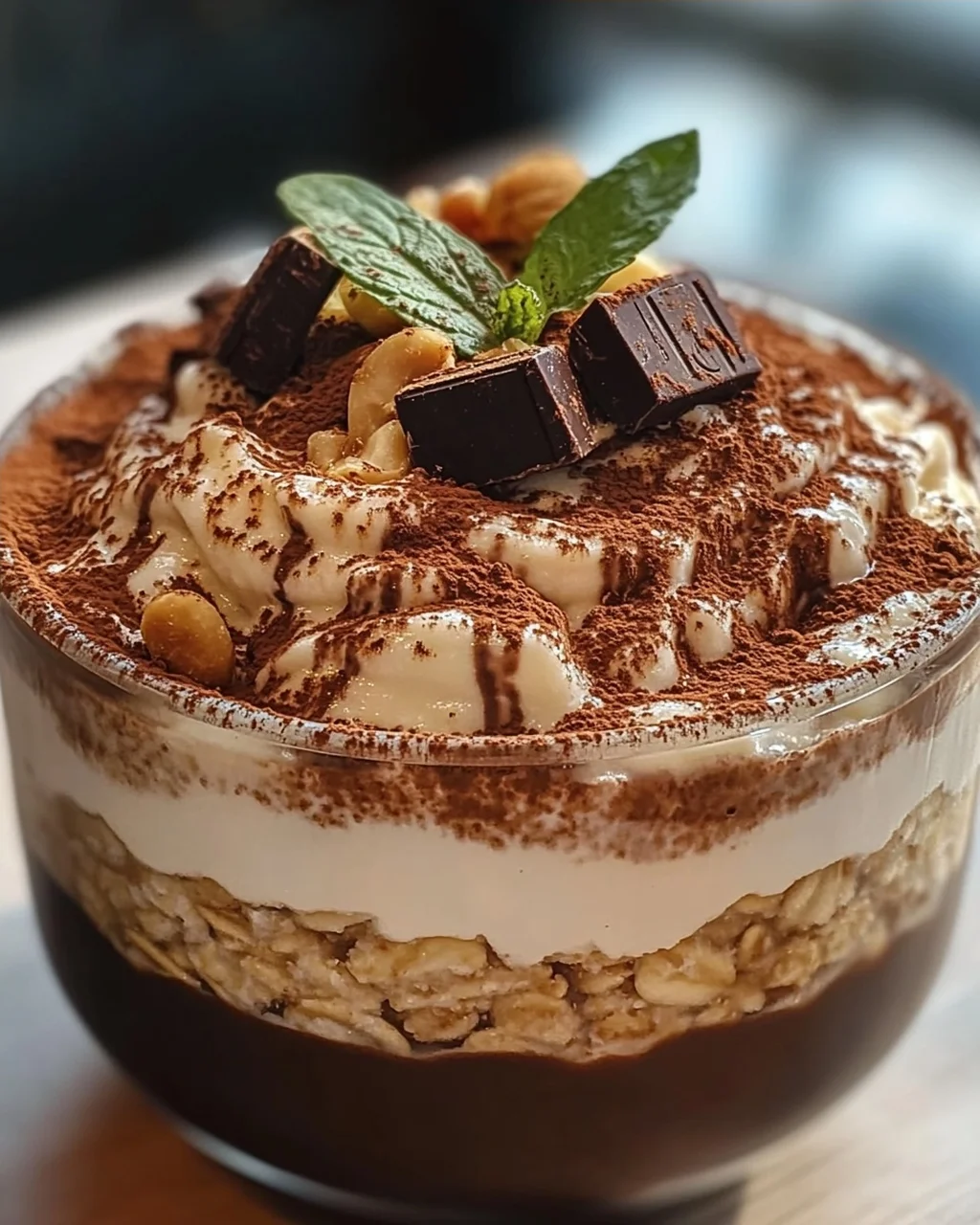 Leckere Tiramisu Übernacht Haferflocken – Einfaches Rezept!