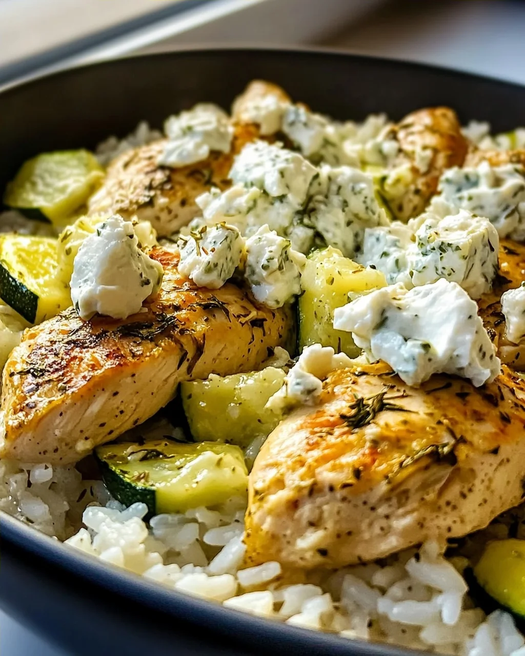 Leckeres Chicken Tzatziki Reis Auflauf Rezept für dich!