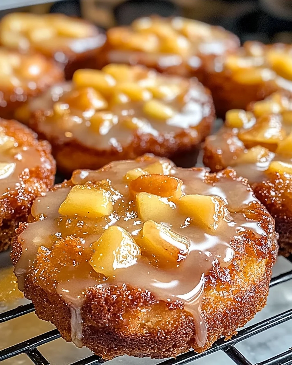 Mandelflour Apfelküchlein für ein gesundes Frühstück