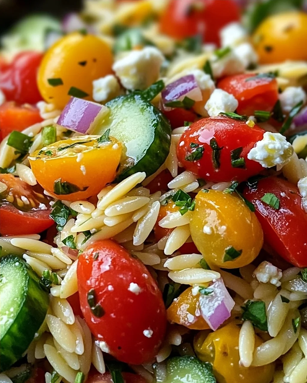 Mediterraner Orzo Salat