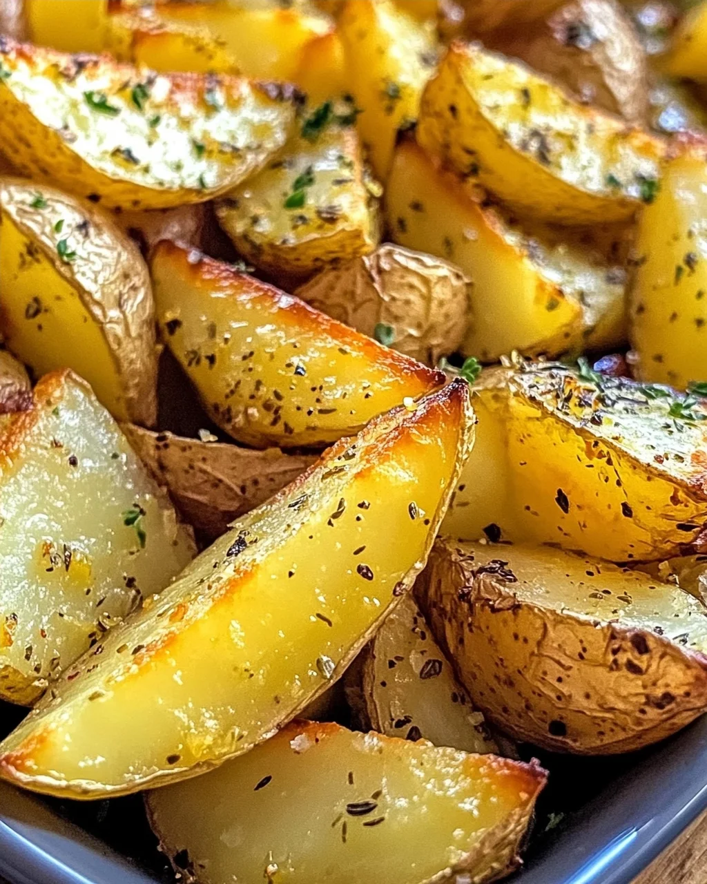 Perfekte knusprige griechische Zitronenkartoffeln genießen