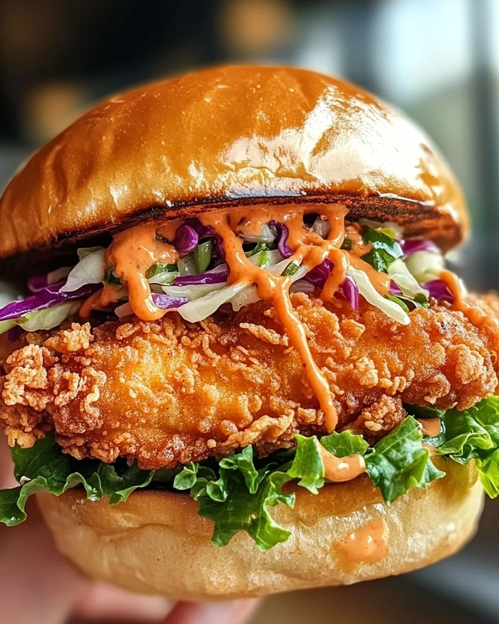 Thai Fried Chicken Sandwich: Ein köstlich knuspriges Rezept