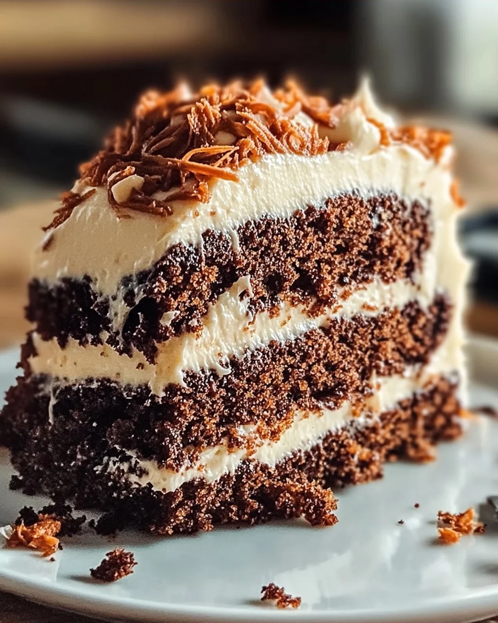 Unglaublicher Schoko Karottenkuchen mit Frischkäse-Frosting – Das Ultimative Rezept
