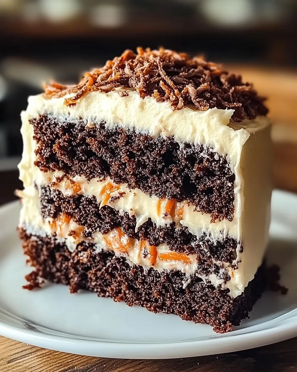 Unglaublicher Schoko Karottenkuchen mit Frischkäse-Frosting – Das Ultimative Rezept