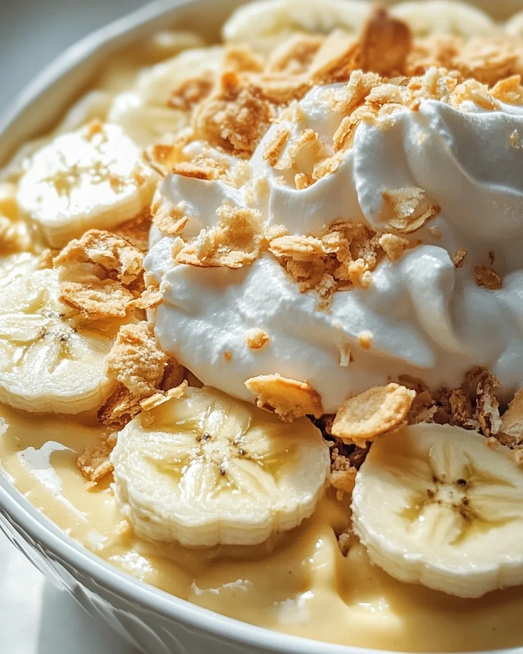 Veganer Magnolia Style Bananenpudding mit Kokoscreme Rezept