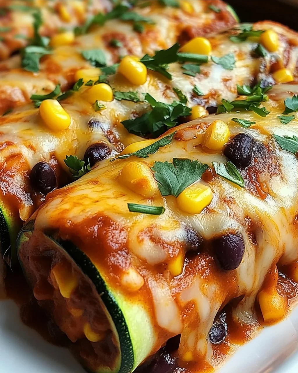 Zucchini Enchilada Roll-Ups